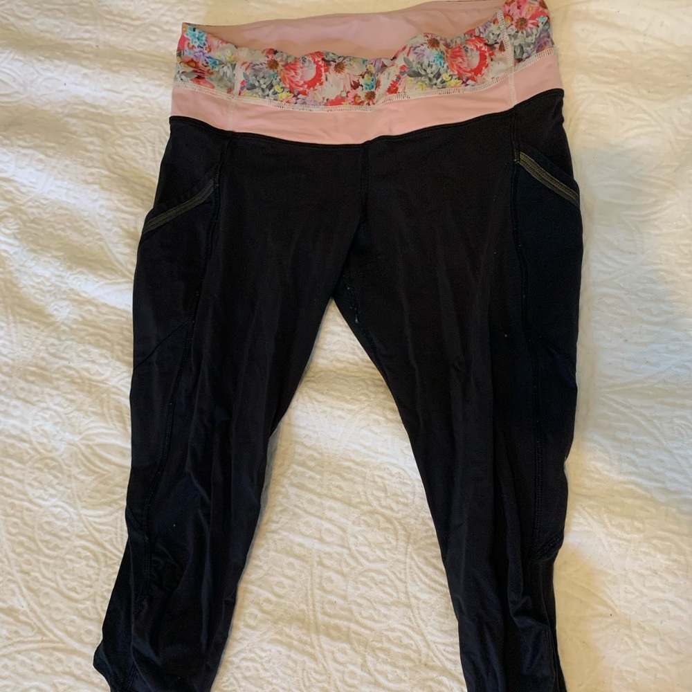 Lulu cropped leggings with pocket